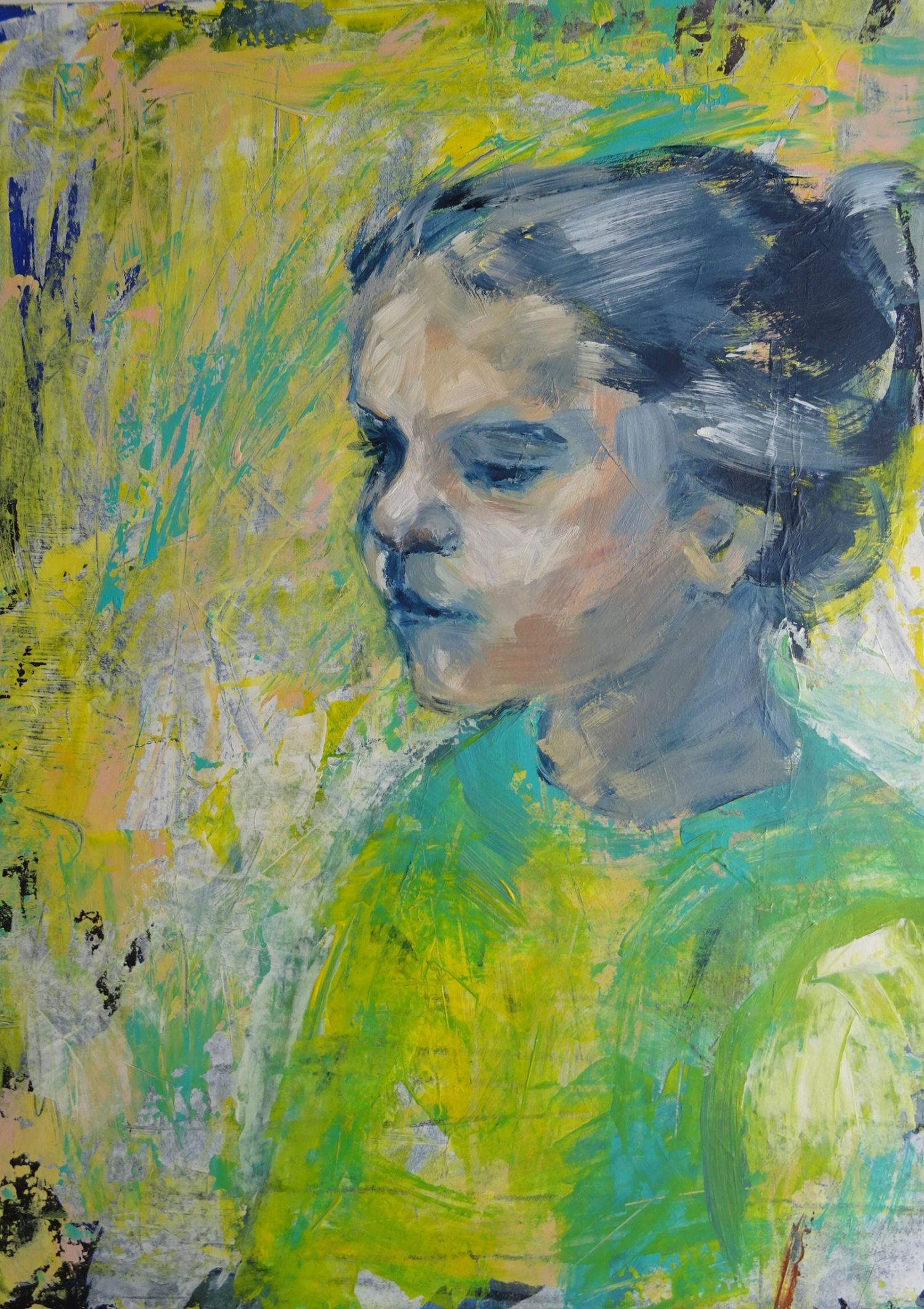 Bild von Franziska Morgner-Fanderl - Resa, Aryl, 50 x 70